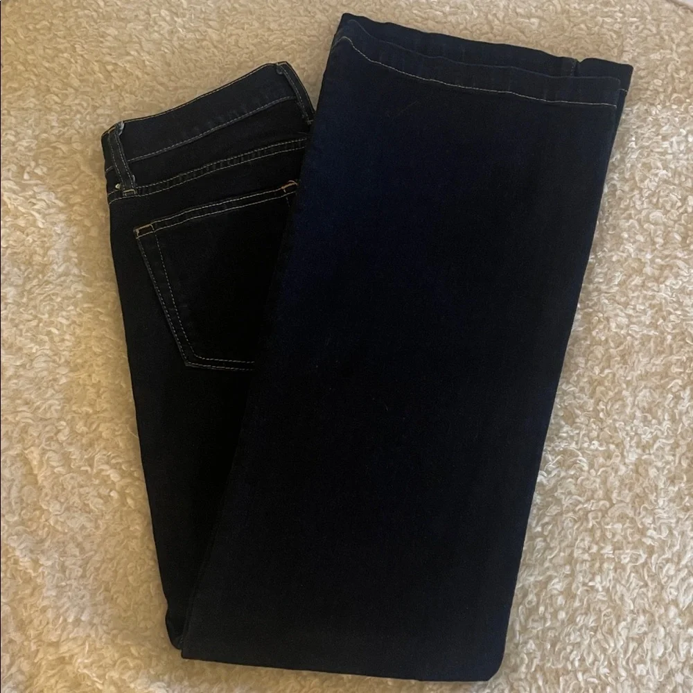 GAP 1969 Women’s Authentic Flare‎ Jeans 27S 30”Inseam Dark Rinse Low Stretch